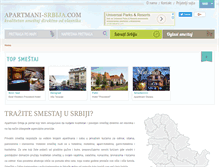 Tablet Screenshot of apartmani-srbija.com